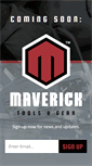 Mobile Screenshot of mavericktools.com