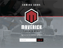 Tablet Screenshot of mavericktools.com